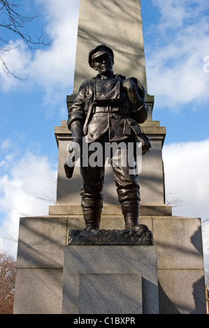 York und Lancaster Regiment Denkmal des ersten Weltkriegs Stockfoto