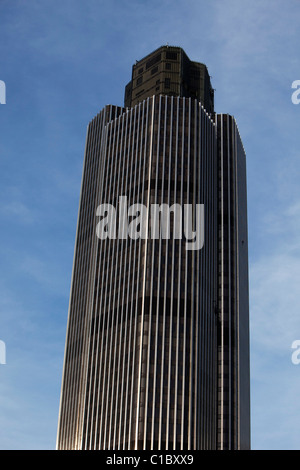 Tower 42, aka The Nat West Tower, eines der höchsten Gebäude in der City of London. Stockfoto