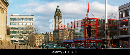 Panorama von Sheffield Stadtzentrum Stockfoto