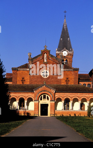 Frankreich, Ain, le Plantay, Abtei Notre Dame des Dombes Stockfoto