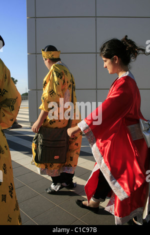 Menschen als Cosplay Zeichen auf Romics Messe in Rom 2010 Stockfoto