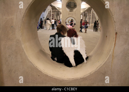 Menschen als Cosplay Zeichen auf Romics Messe in Rom 2010 Stockfoto