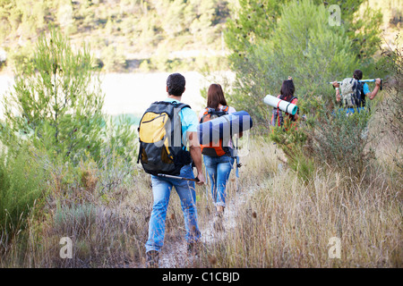 Wandern Stockfoto