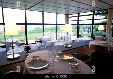 Frankreich, Gironde, Bouliac, Saint James hoteleigenen Gourmet-restaurant Stockfoto