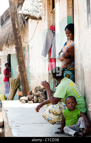 Alte steinerne Stadt Szene, Malindi, Kenia Stockfoto