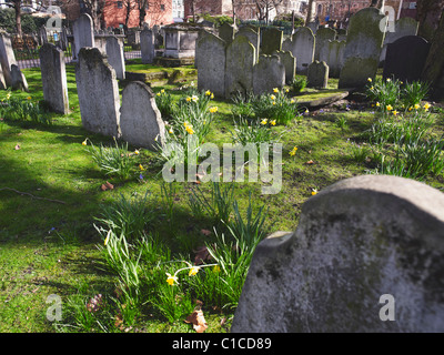 Bunhill Fields, der City of London, seit 1660s ein Gräberfeld für Andersdenkende und non-Konformisten Stockfoto