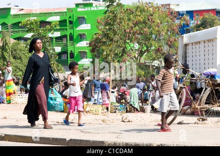 Zentralmarkt Szene, Malindi, Kenia Stockfoto