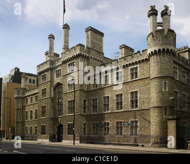 Finsbury-Kaserne, City Road, London, Royal London Miliz HQ., von dem Architekten Joseph Jennings. Im Jahre 1857 abgeschlossen Stockfoto