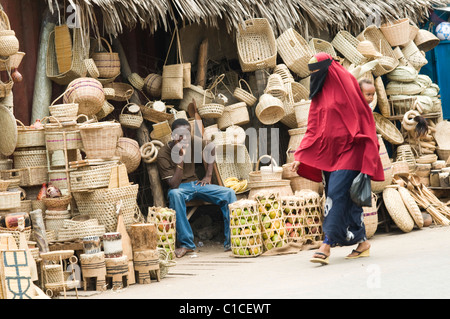 Straßenszene, Malindi, Kenia Stockfoto