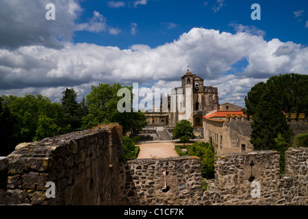 Kloster von Christ in Tomar (Portugal), als UNESCO-Weltkulturerbe anerkannt Stockfoto