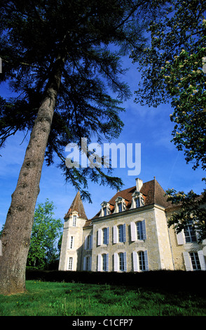 Frankreich, Lot et Garonne, Saint Sylvestre Sur Lot, Lalande Burg Stockfoto