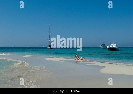 Espalmador Insel, Formentera, Balearen, Spanien Stockfoto