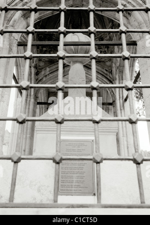 Grab von Mimar Sinan an Süleyman Moschee in Istanbul in der Türkei im Nahen Osten Asien. Architekt Architektur Geschichte historischen osmanischen Reisen Stockfoto