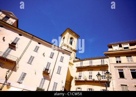 Acqui Terme, Platz der antiken Thermen, Details, Piemont, Italien. Stockfoto