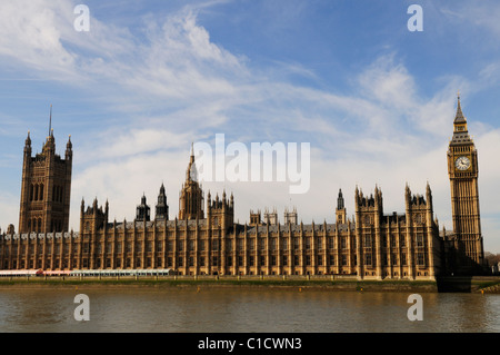 Houses of Parliament und Big Ben, Westminster, London, England, Vereinigtes Königreich Stockfoto