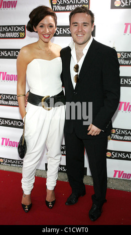 Lucy-Jo Hudson und Alan Halsall die Empfindungen TV jetzt Awards 2009 statt im The Mansion House - Ankunft Dublin, Irland- Stockfoto