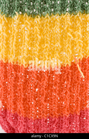 Colour Schal, Textur, Nahaufnahme Stockfoto