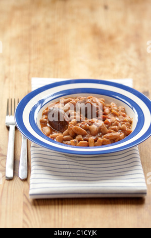 Traditionelle französische "Cassoulet" Eintopf Stockfoto