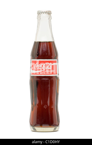 Nepalesische Coca-Cola-Flasche Stockfoto