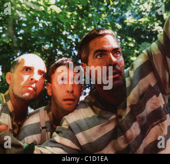 O BROTHER, WHERE ART THOU?  Prüfstein 2000 Film mit von links: John Turturro, Tim Blake Nelson und George Clooney Stockfoto