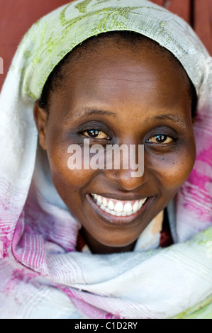 Frau in Malindi, Kenia Stockfoto