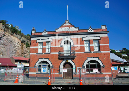 Historische Gebäude vom 22. Februar 2011 beschädigt Erdbeben, Sumner, Christchurch, Canterbury, Südinsel, Neuseeland Stockfoto