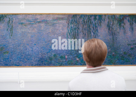 Monet Galerie im Musee de l ' Orangerie in Paris, Frankreich. Stockfoto