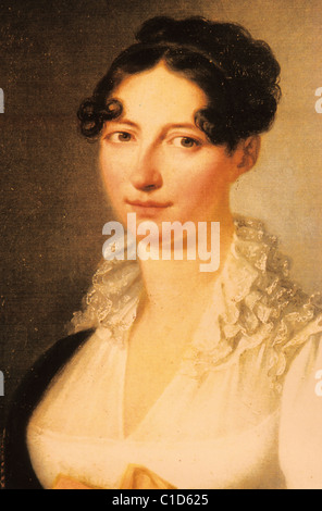 Frankreich, Indre und Loire, Balzac Touraine, Mme de Berny ein Gemälde von Henri Nicolas Van Gorp inspiriert © Musée de Sache Stockfoto