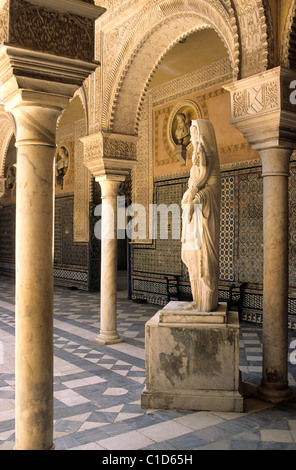 Spanien, Andalusien, Sevilla, Casa de Pilatos (Pilatus Haus), Palast mit Mudéjar, Gotik und Renaissance Stockfoto
