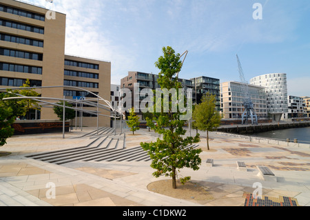 Die Magellan-Terrassen in der Hafen City Hamburg, Deutschland, Europa Stockfoto