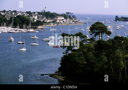 Frankreich, Finistere, Benodet an der Mündung des Odet-Mündung Stockfoto