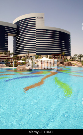 Vereinigte Arabische Emirate, Dubai, Grand Hyatt, fünf Sterne Hotel, gelegen in der Nähe von Creek Golf und Minuten vom Flughafen Stockfoto