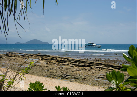 Ein Blick von Normanby Island, Australien Stockfoto