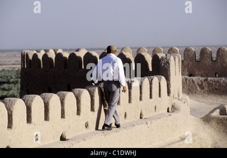 Iran, Kermân, die Zitadelle von Bam, Stadt gestärkt und in das Medium der iranischen Wüste verlassen Stockfoto