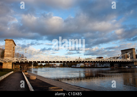 Marlow Bridge und Themse, Marlow, Buckinghamshire Stockfoto