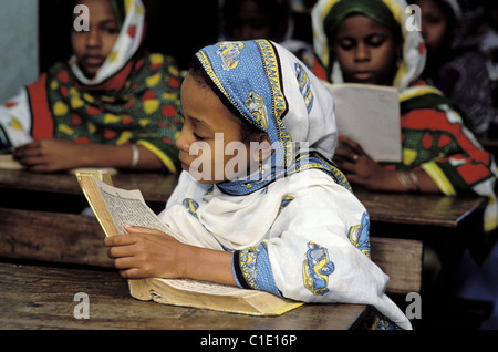 Comores Republik, Ngazidja (Grande Comore), Moroni, Coranic Schule Stockfoto