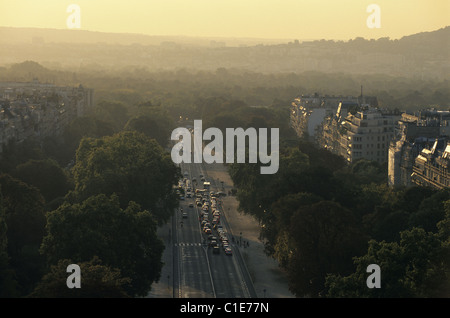 Frankreich, Paris, Avenue Foch und Bois De Boulogne Stockfoto