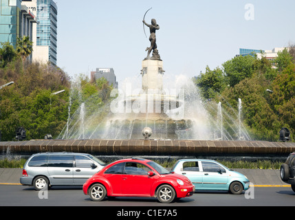 La Diana Cazadora Paseo De La Reforma-Mexiko-Stadt Stockfoto