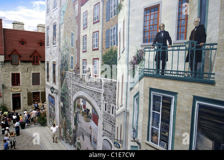 Kanada Quebec Provinz Quebec Stadt Altstadt Weltkulturerbe von UNESCO Place Royale (Royal Square) im unteren Teil Stockfoto