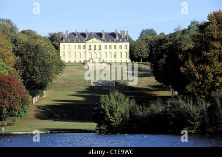 Frankreich, Val d ' Oise, französischen Vexin regionalen Naturpark, Villarceaux Eigenschaft, Louis 15 Schloss Stockfoto