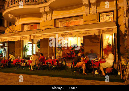 Café Hotel Bohemia, Marianske Lazne, Tschechische Republik Stockfoto