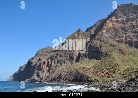 Playa del Ingles, La Playa, Valle Gran Rey, La Gomera, Kanarische Inseln, Spanien Stockfoto