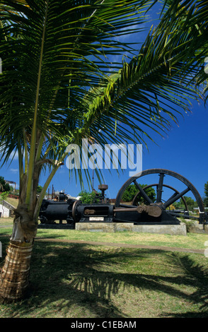 Alten Zuckerrohrfabrik, eigentlich Stella Matutina Museum Saint Leu, Insel La Réunion (Frankreich), Indischer Ozean Stockfoto