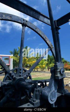 Alten Zuckerrohrfabrik, eigentlich Stella Matutina Museum Saint Leu, Insel La Réunion (Frankreich), Indischer Ozean Stockfoto