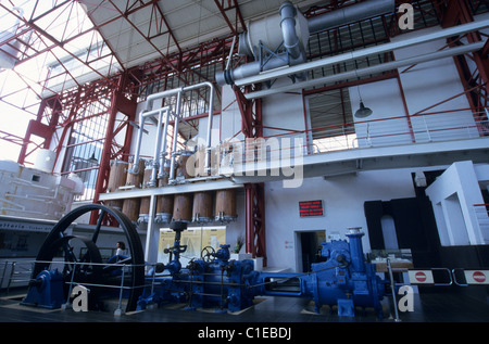 Alten Zuckerrohrfabrik, eigentlich Stella Matutina Museum Saint Leu, Insel La Réunion (Frankreich), Indischer Ozean Stockfoto