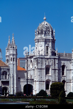 Belem von Lissabon Portugal Mosterio Dos Jeronimos Stockfoto