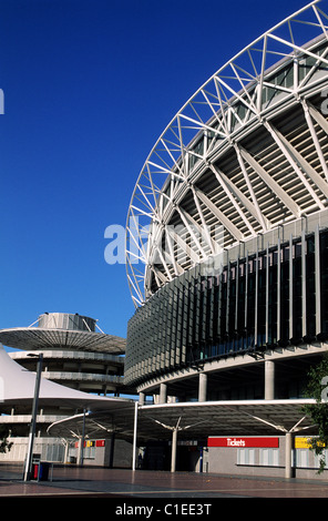 Australien, Sydney, Australien-Stadion von Olympia-Gelände der Homebush Bay Stockfoto