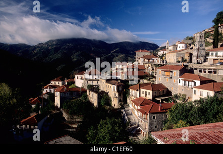 Arkadia Region, Griechenland, Peloponnes, Dorf Lagadia Stockfoto