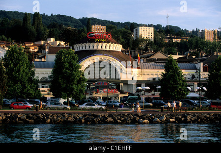 Frankreich, Haute Savoie, Evian-Les-Bains, Stadtcasino Stockfoto