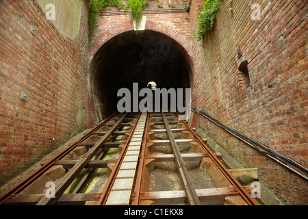 West-Hill-Lift (1891), Hastings, East Sussex, England, Vereinigtes Königreich Stockfoto